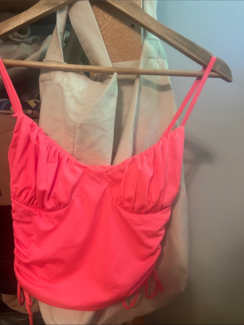 Princess Polly sexy and cute 
Women’s Pink Ruched Cami Tank Top